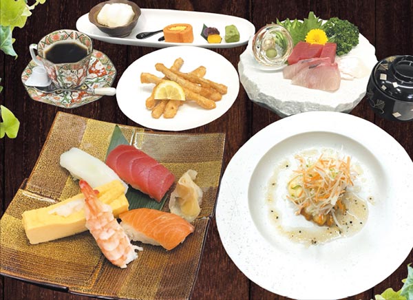 滋賀県愛知郡愛荘町のお寿司・和食・創作料理が楽しめるお店、こがね寿しのランチメニュー